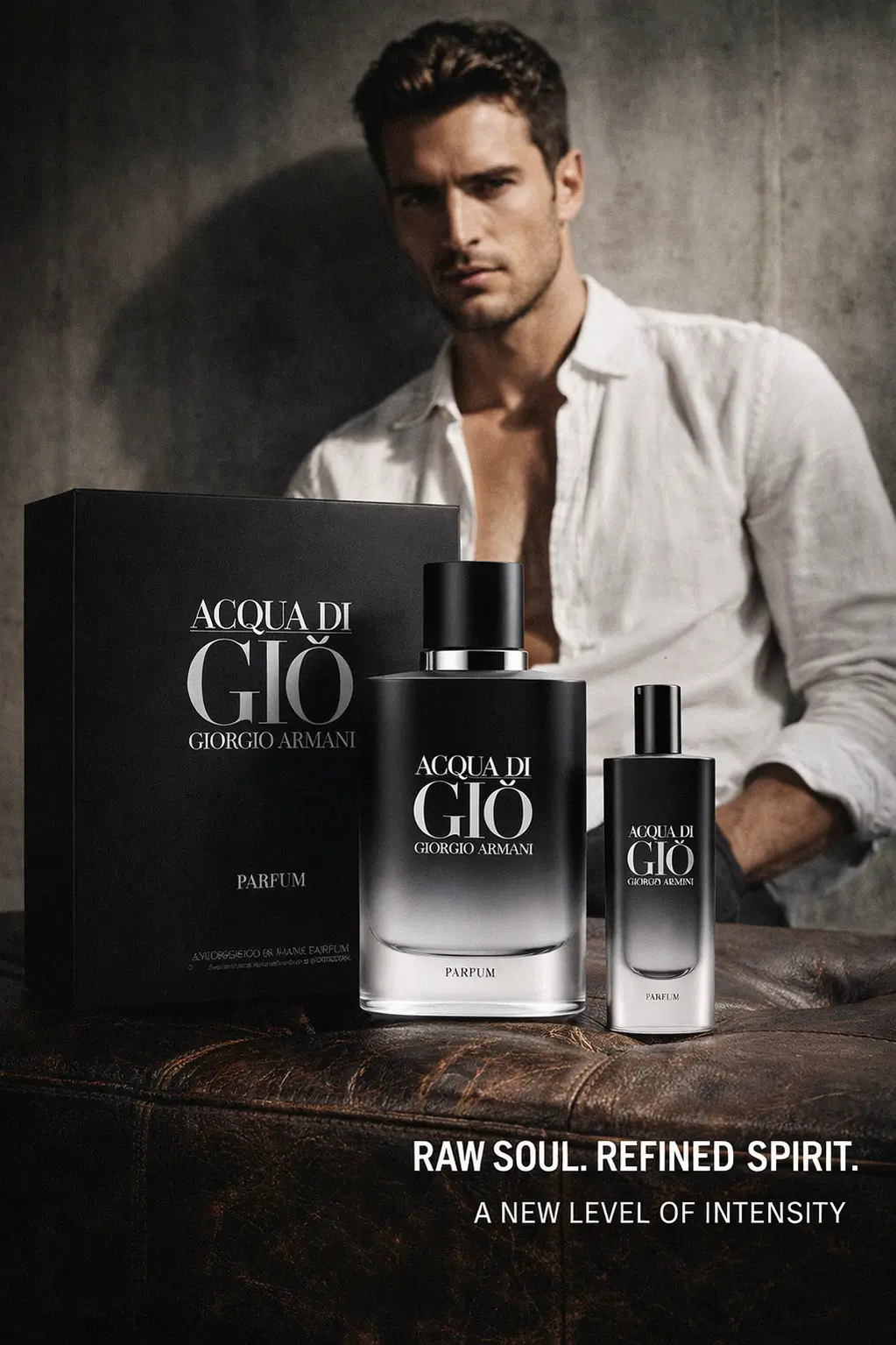 Luxury refillable fragrance set for men
