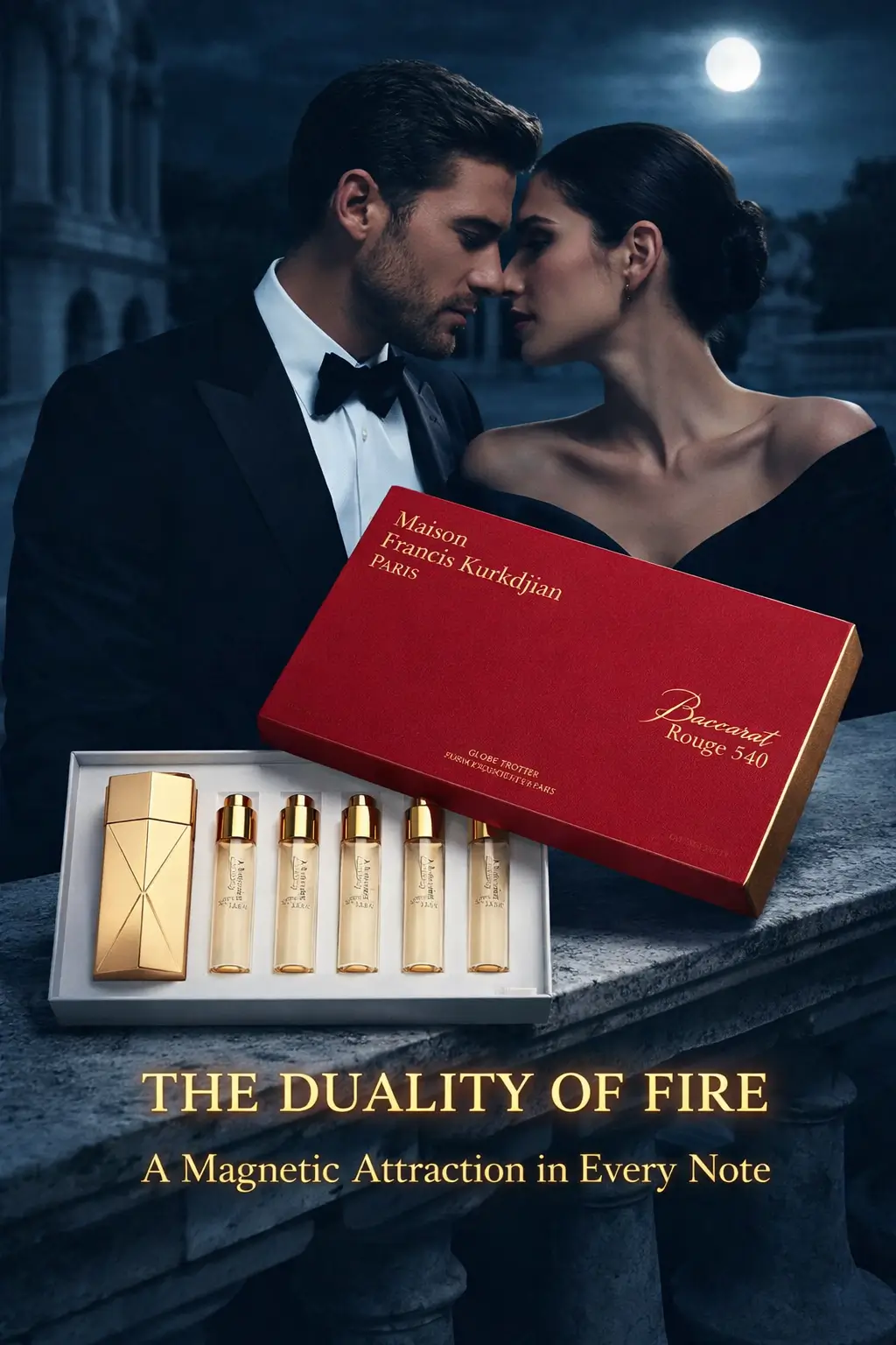 Saffron and almond notes surrounding Baccarat Rouge 540 Extrait