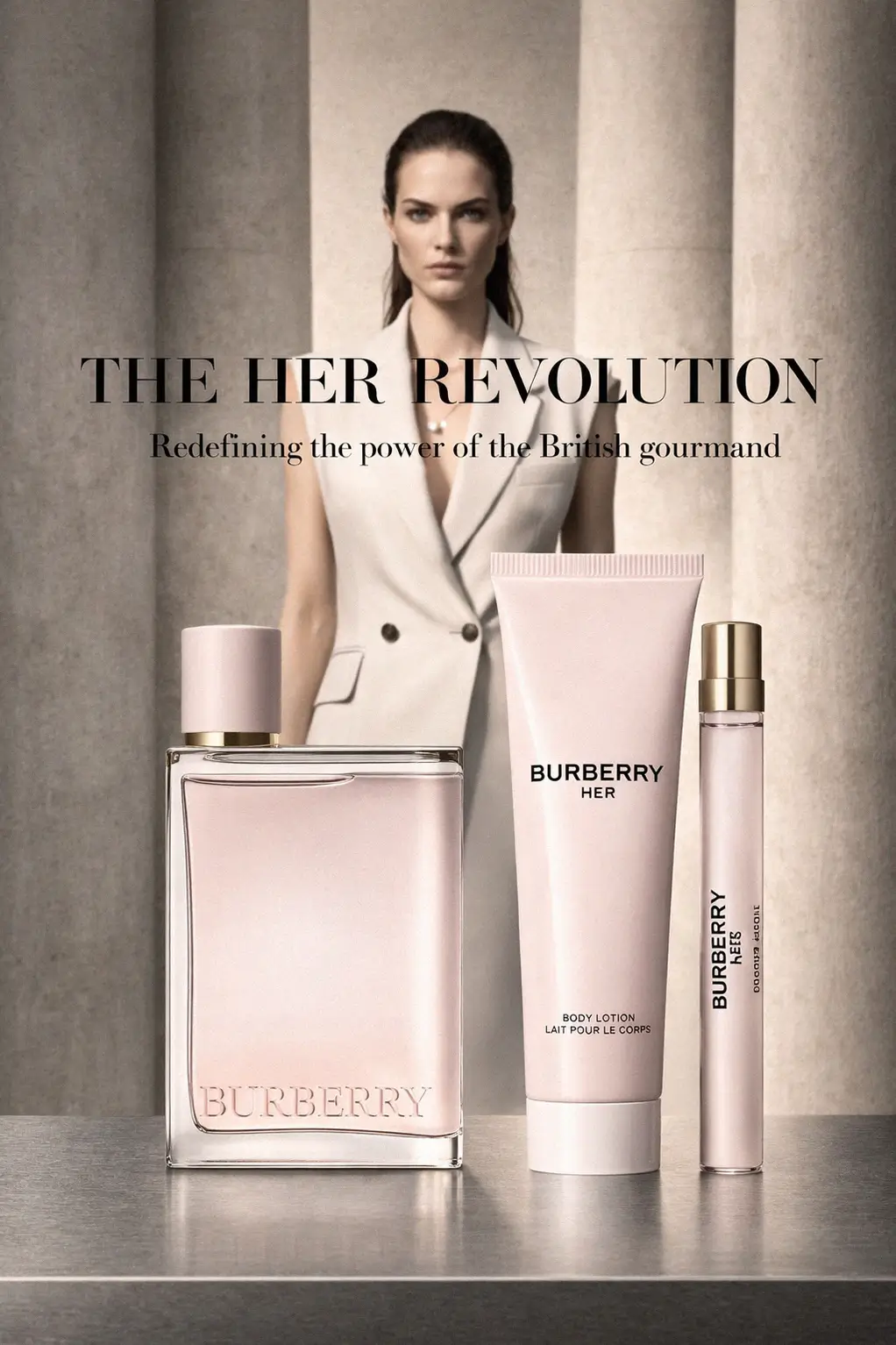 Scent layering with Burberry Her