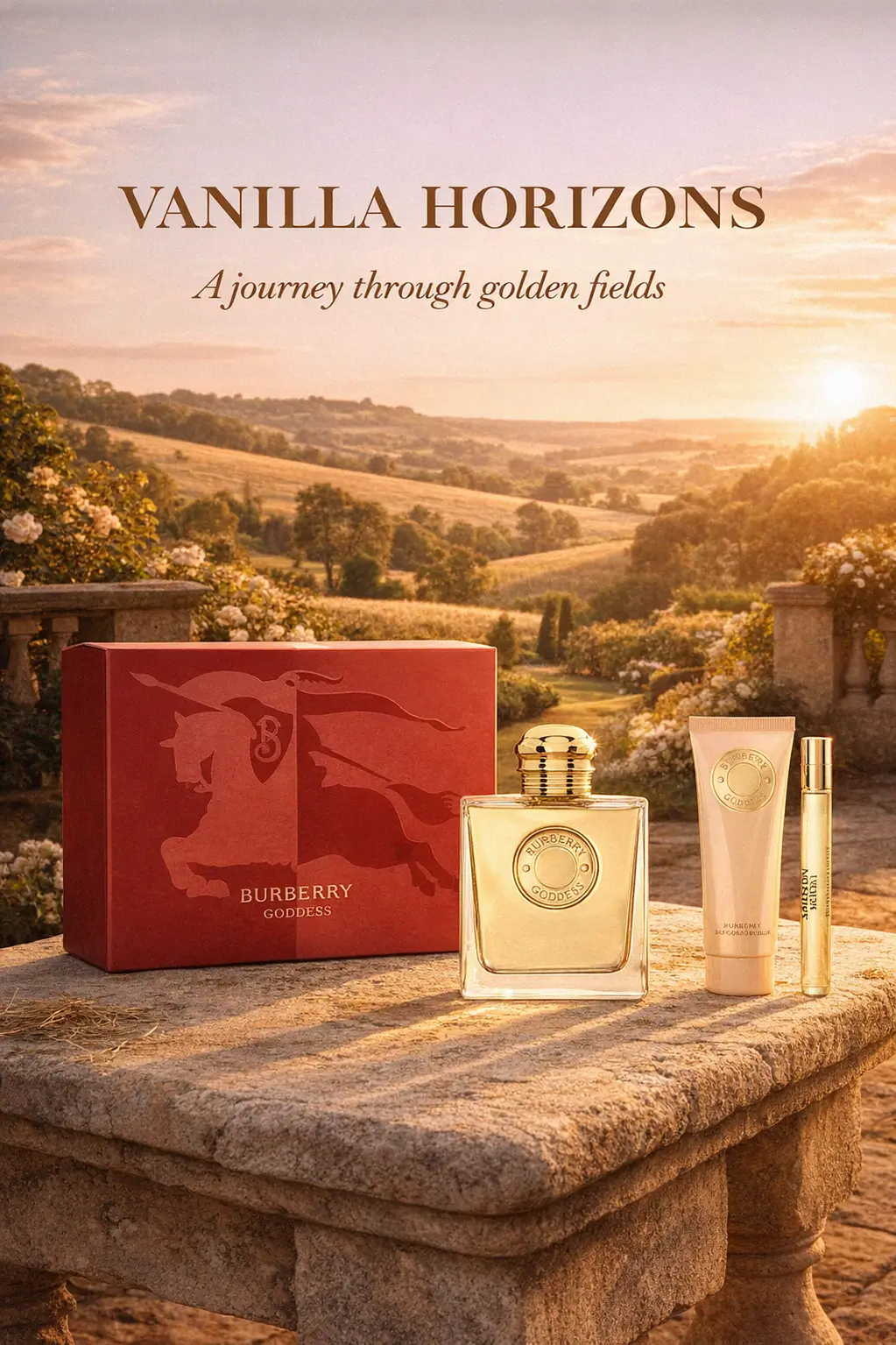 Three ways to layer the Burberry Goddess scent for maximum impact