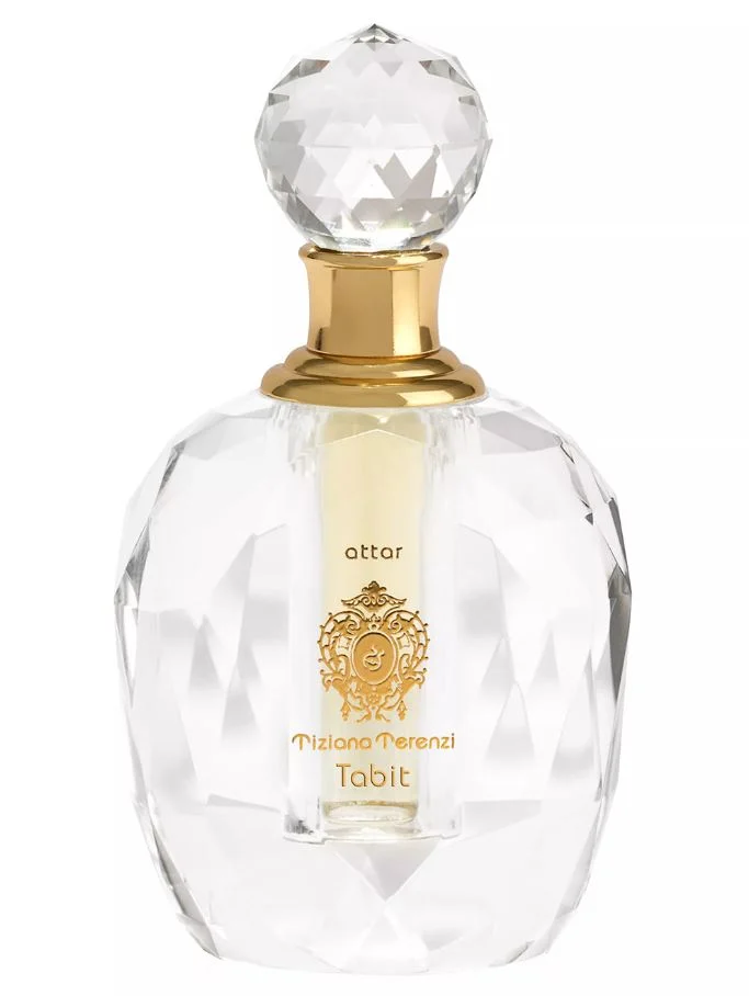 A bottle of luxury fruity perfume oil Tiziana Terenzi Tabit Attar