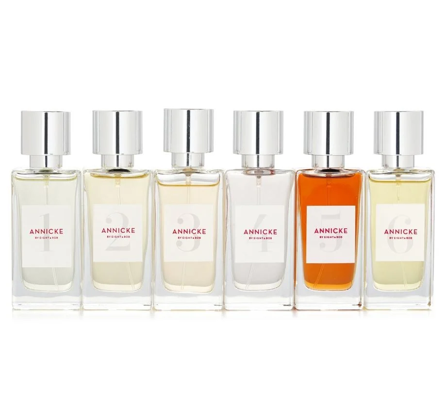 The Eight and Bob Annicke luxury perfume set in an elegant display box