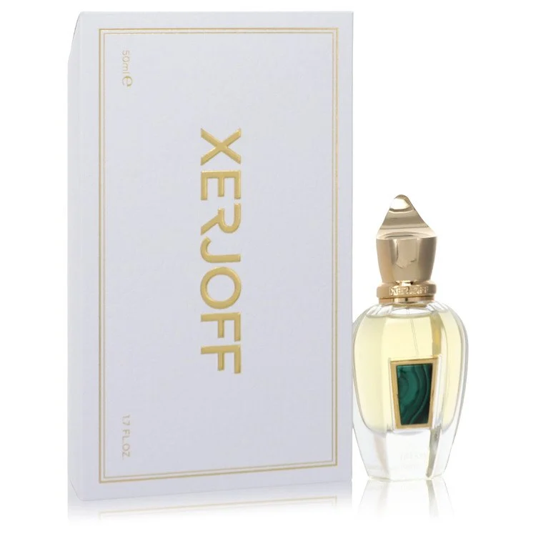 Xerjoff Irisss luxury iris perfume bottle with hand-cut gemstone label