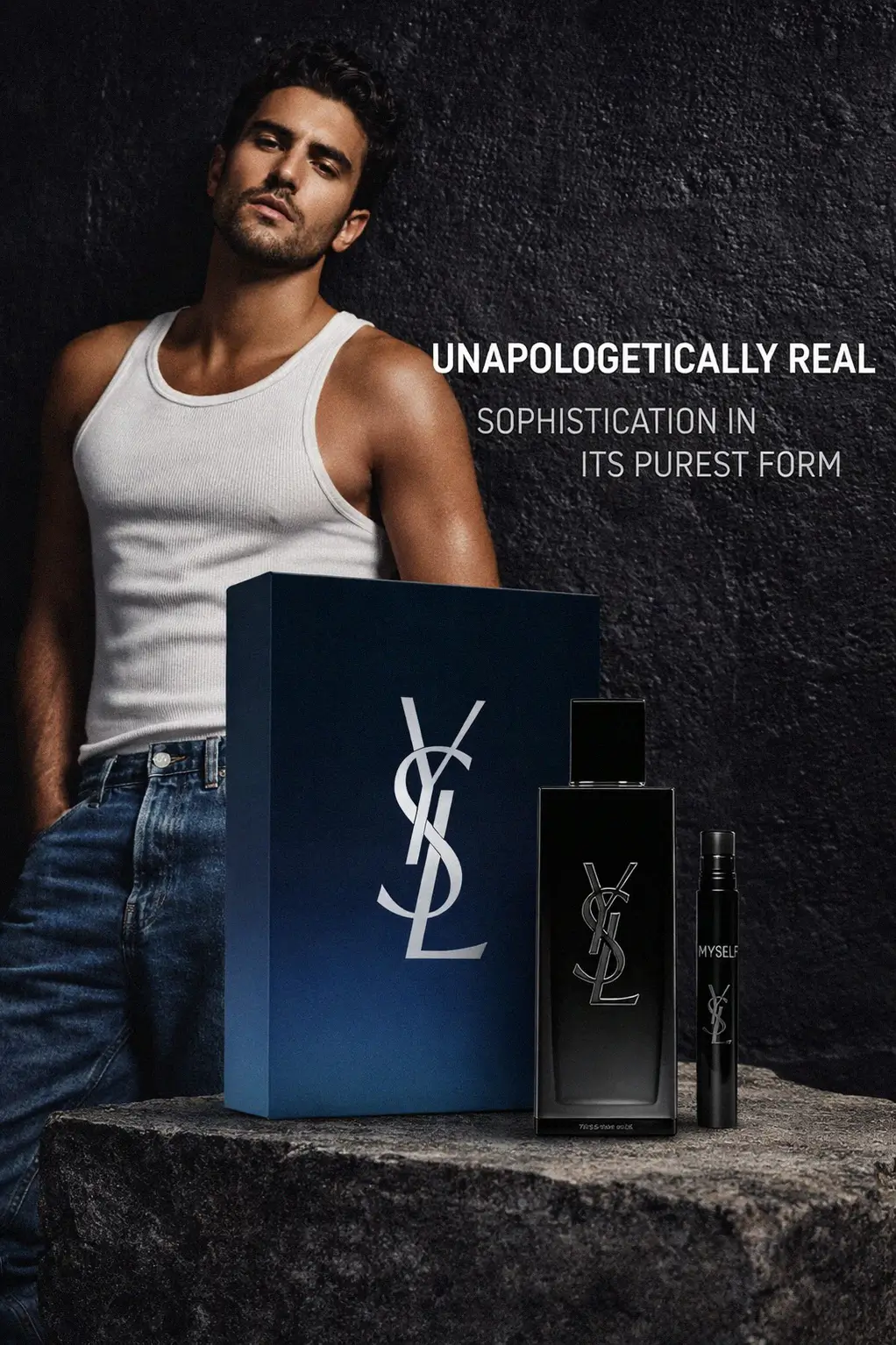 YSL Myslf travel spray and refillable bottle