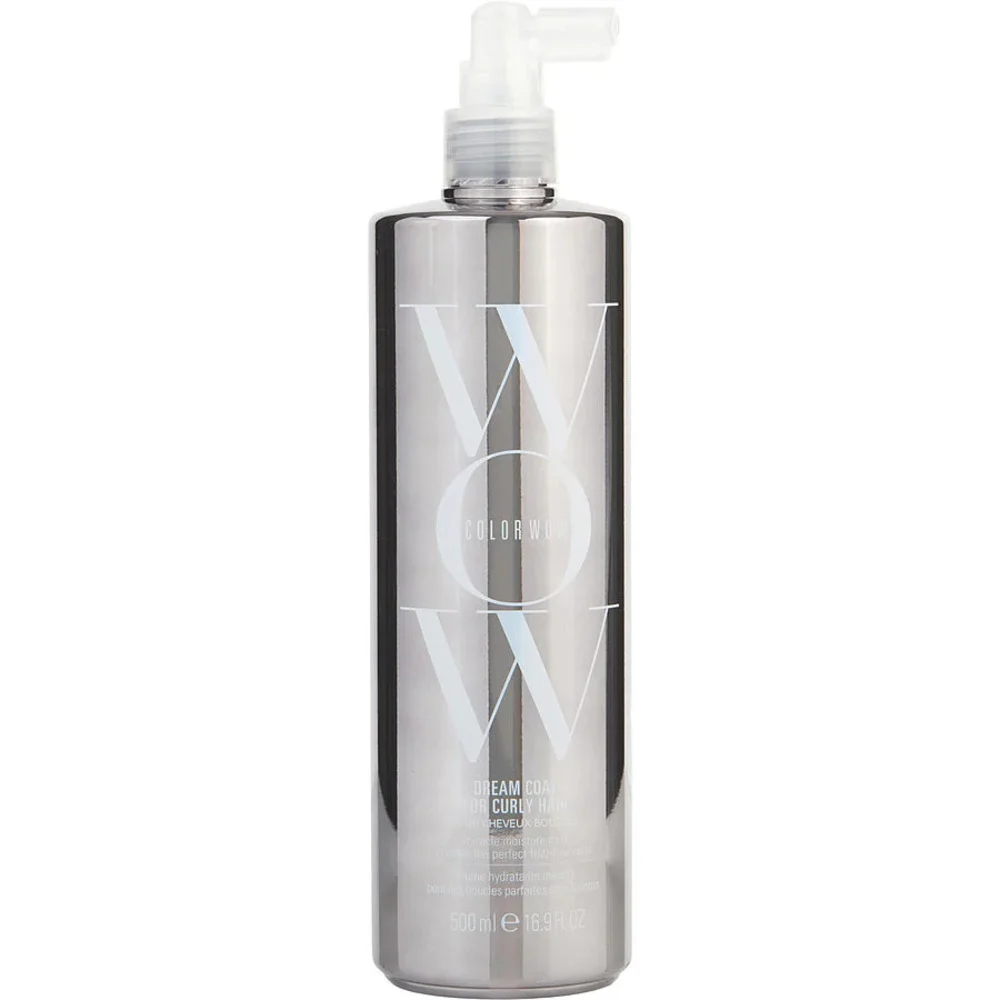 Color Wow Dream Coat Supernatural Spray in a luxury bathroom setting
