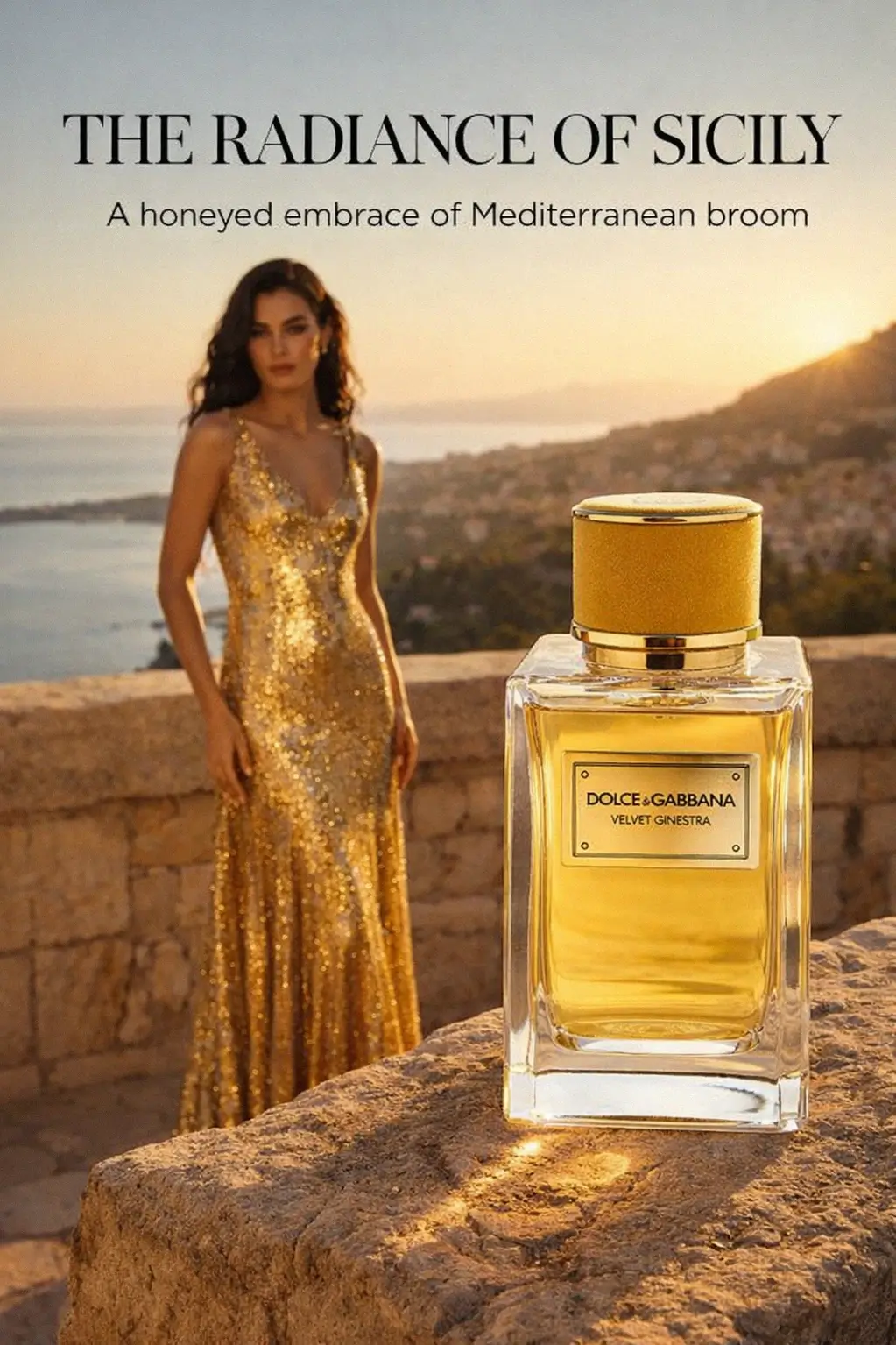The Mediterranean broom scent in a luxury bottle