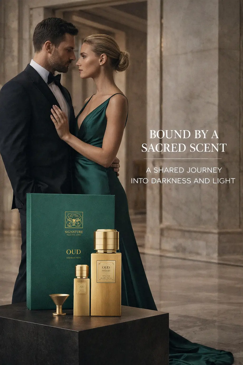 Luxury travel fragrance set for men and women