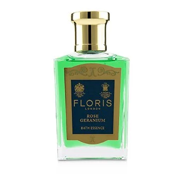 Floris London Rose Geranium Bath Essence bottle