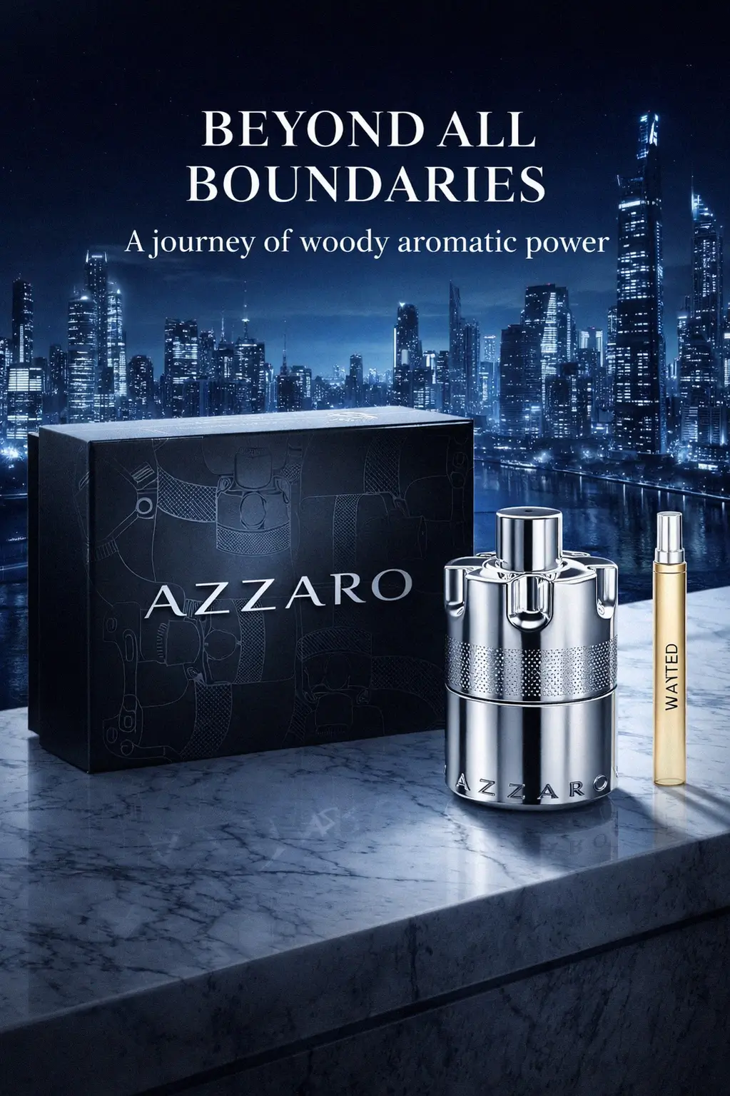 2 Piece Aromatic Juniper Duo Azzaro Wanted Mens Fragrance Set