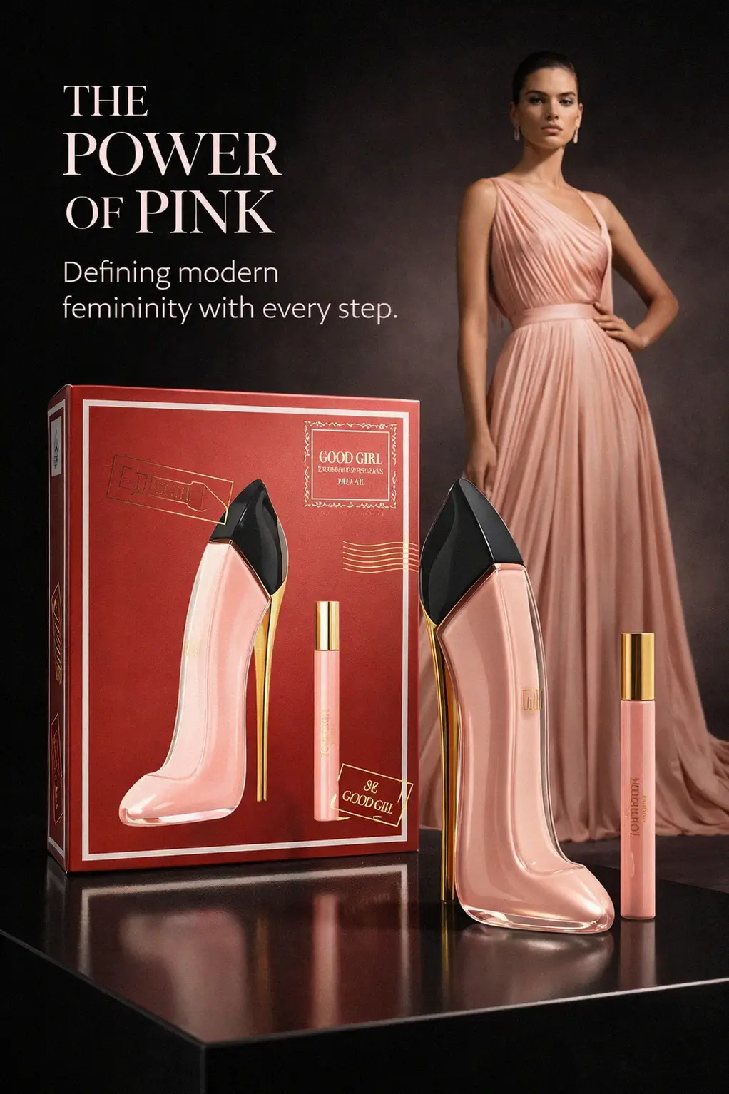 Signature scent duo featuring floral and ambery notes