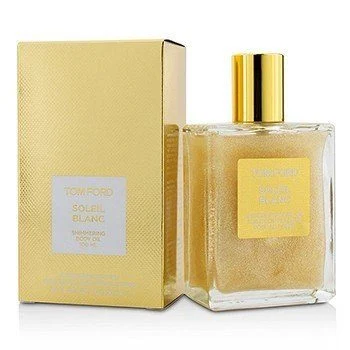 Tom Ford Shimmering Body Oil in a luxury glass bottle