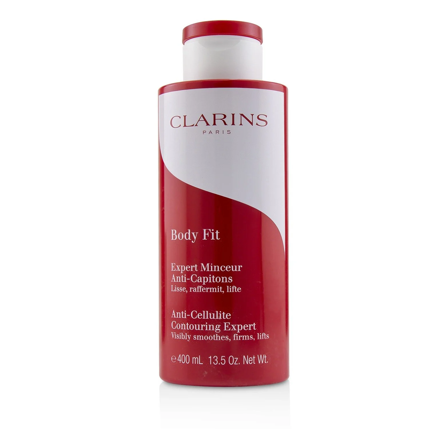 Clarins Body Fit Anti-Cellulite Contouring Expert texture on vanity
