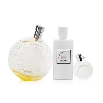 Hermes Eau Des Merveilles Coffret Gift Set perfume bottle