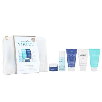 The Virtue Mini Must-Haves Set for elevated hair repair