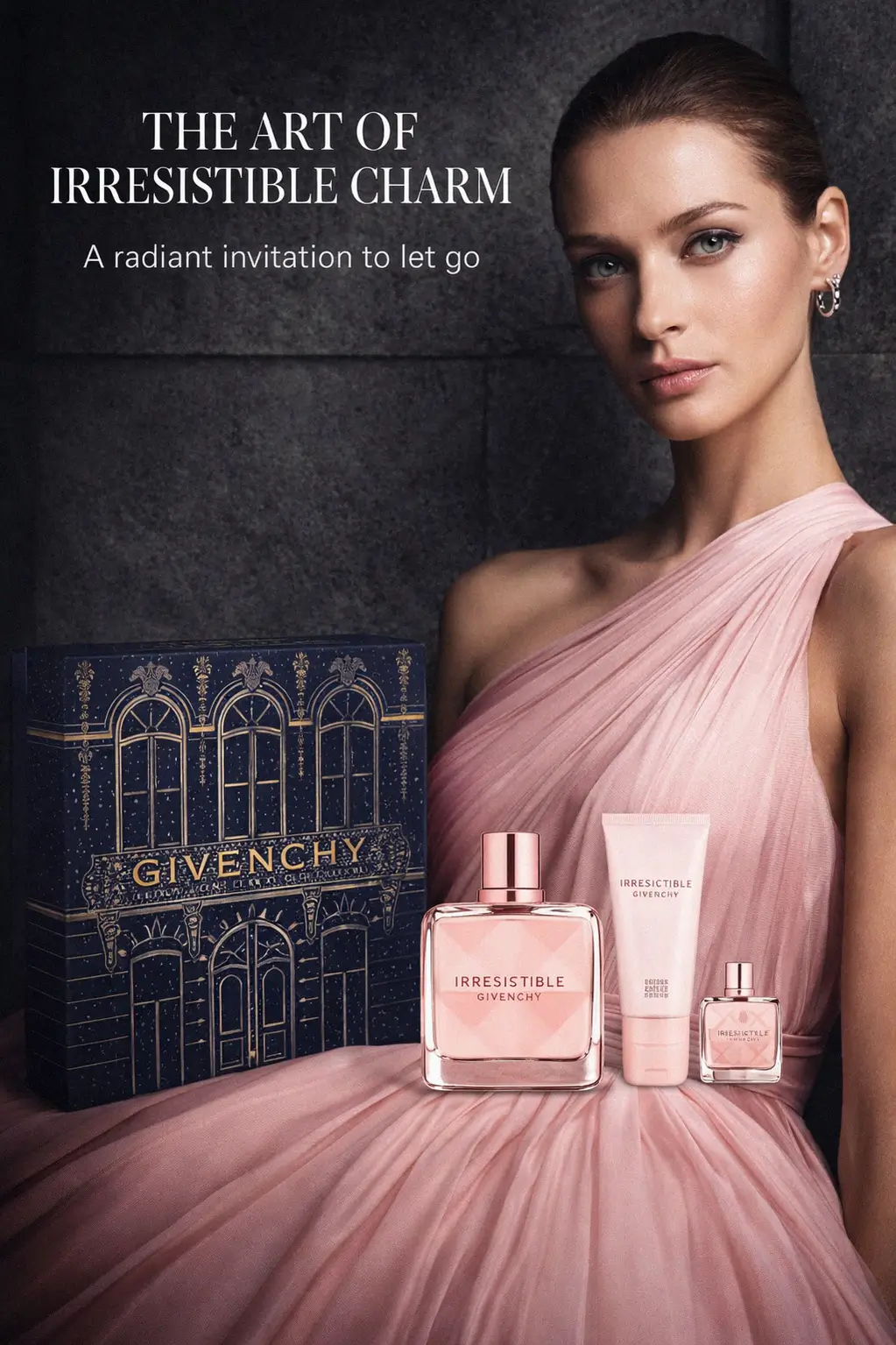 Three piece Givenchy fragrance ritual set