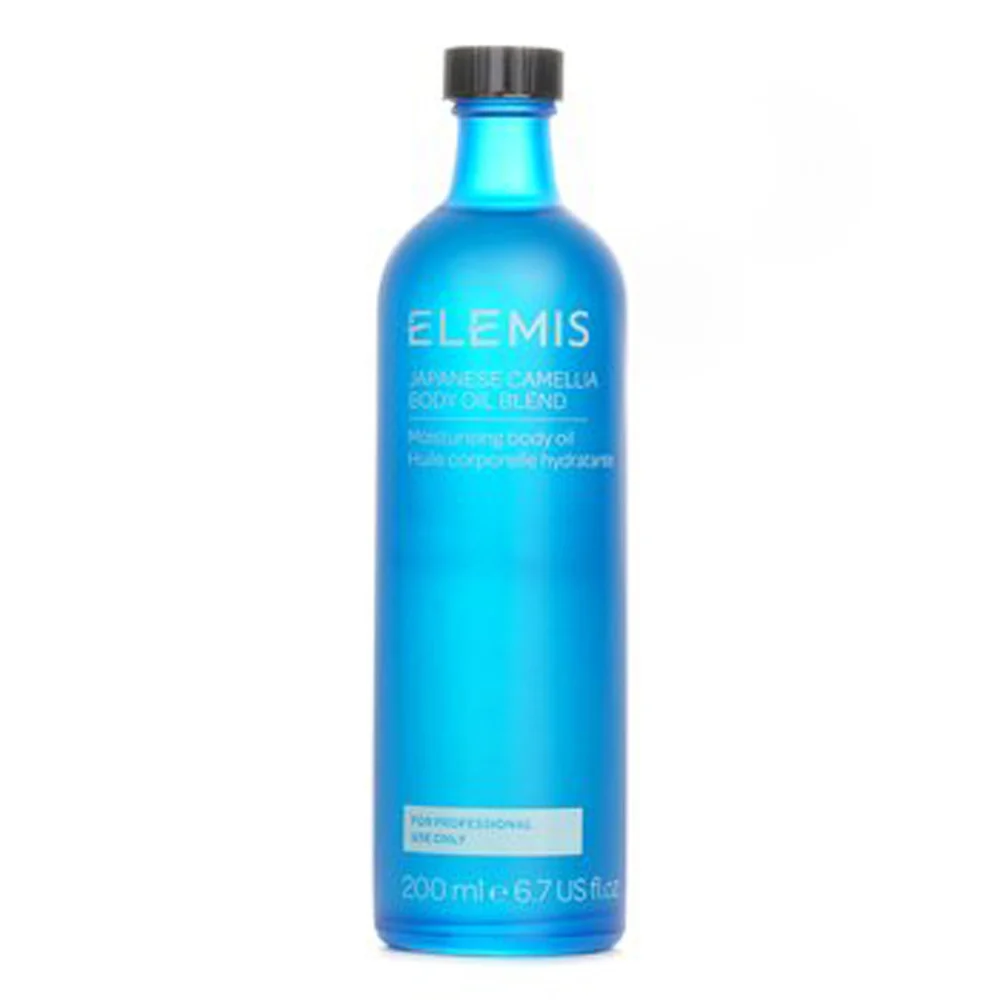 Japanese Camellia Body Oil Blend in glass bottle