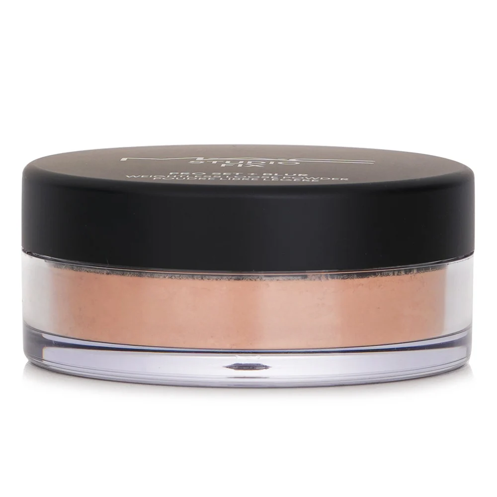 MAC Studio Fix Pro Set + Blur Powder on a luxury vanity