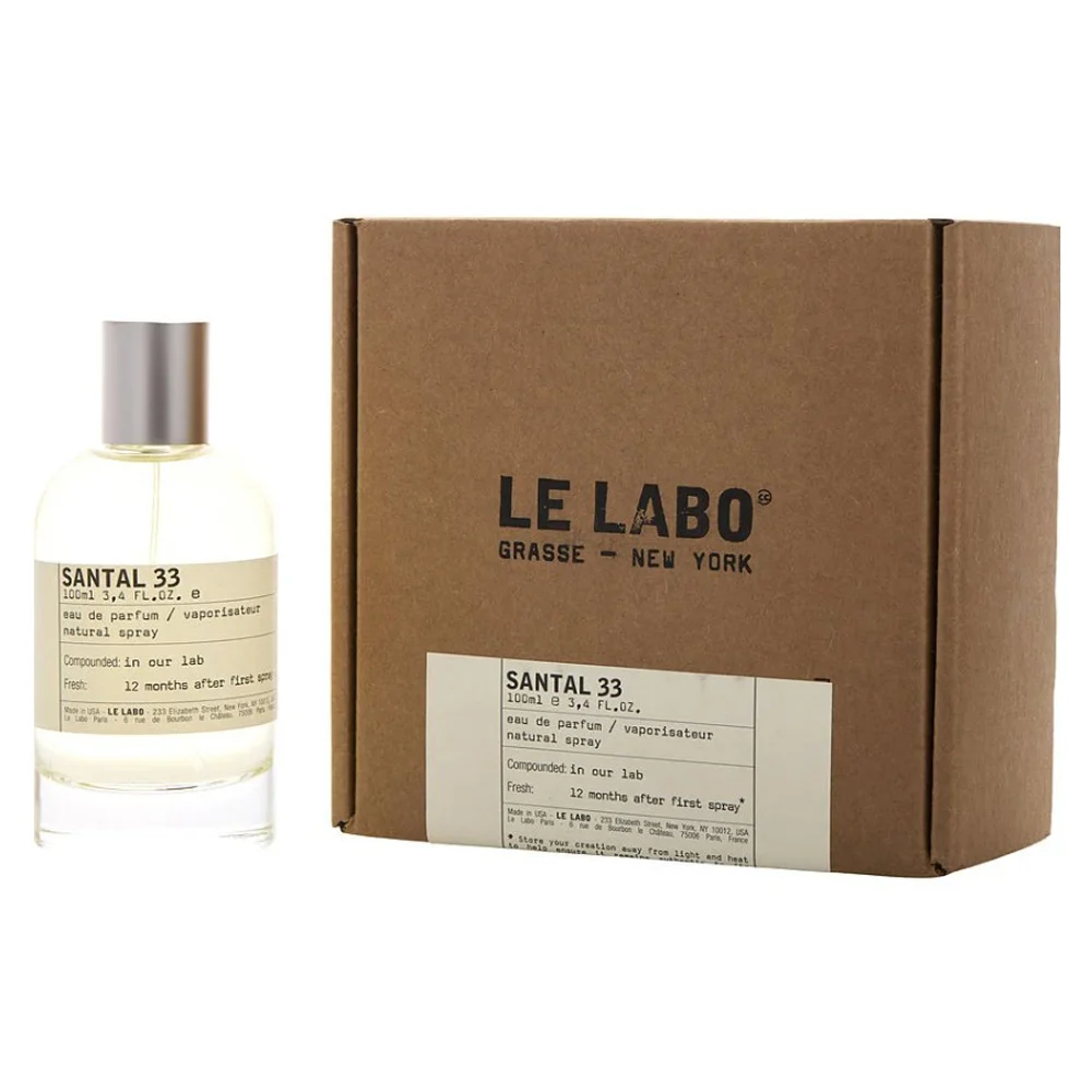 Le Labo Santal 33 Eau de Parfum 3.4oz bottle