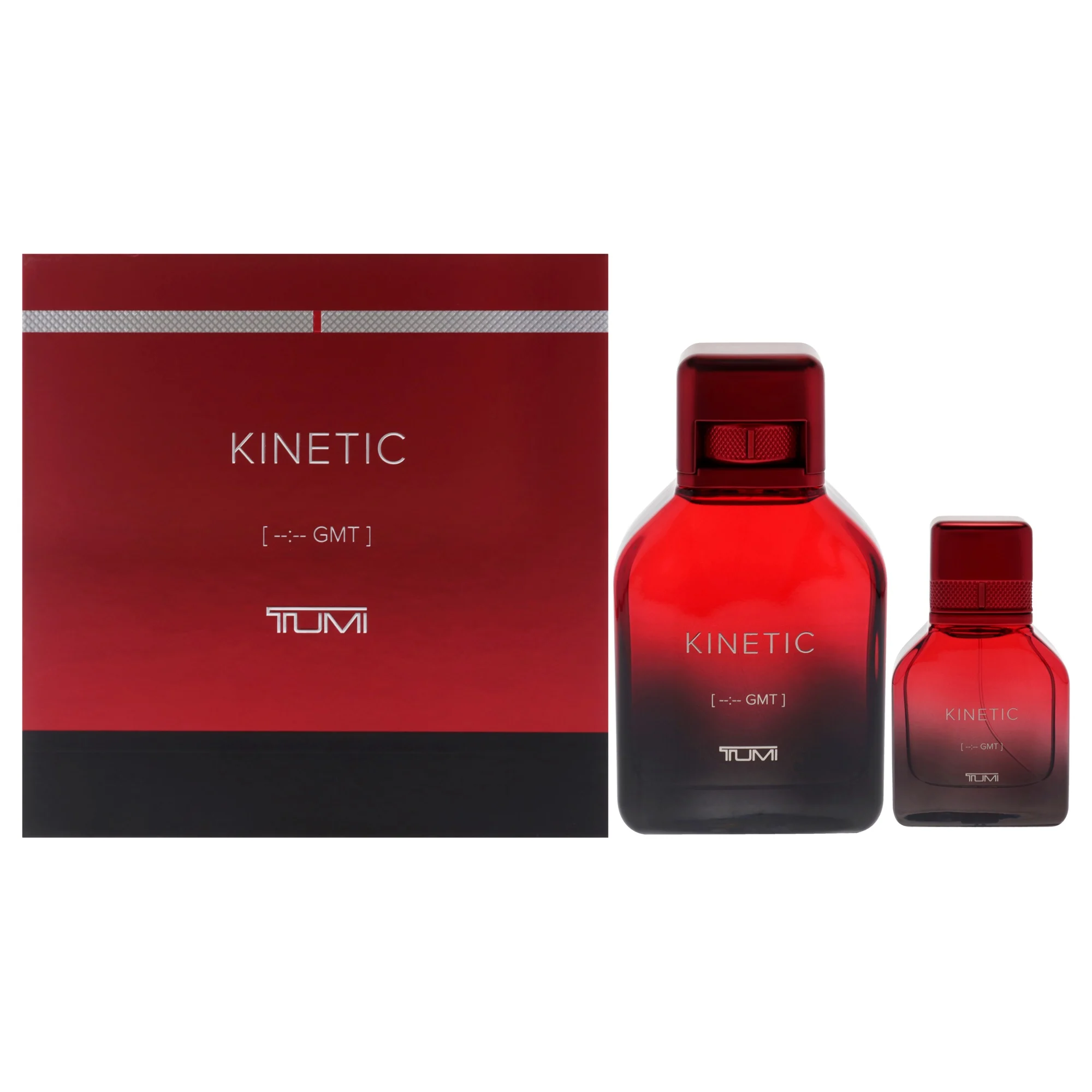 TUMI Kinetic Eau de Parfum Gift Set for Men on a clean background