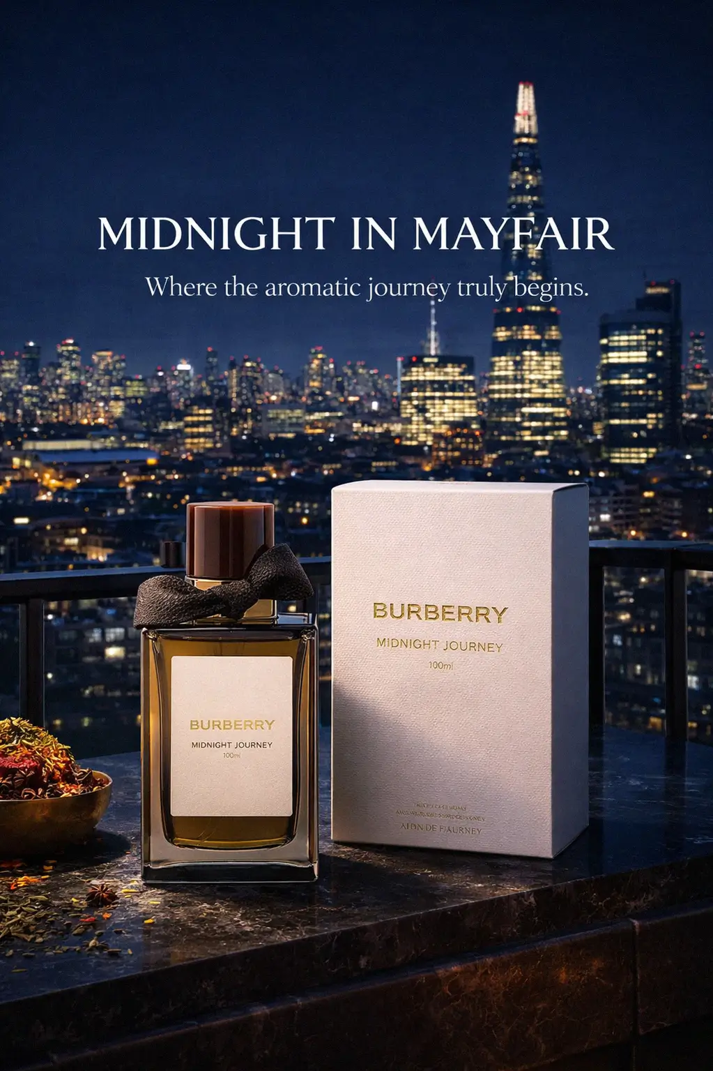 burberry midnight journey sillage