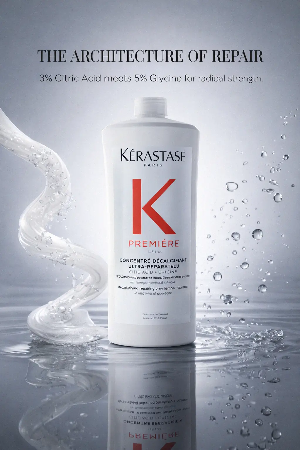 Smooth shiny hair as a result of using Kérastase Première Concentré