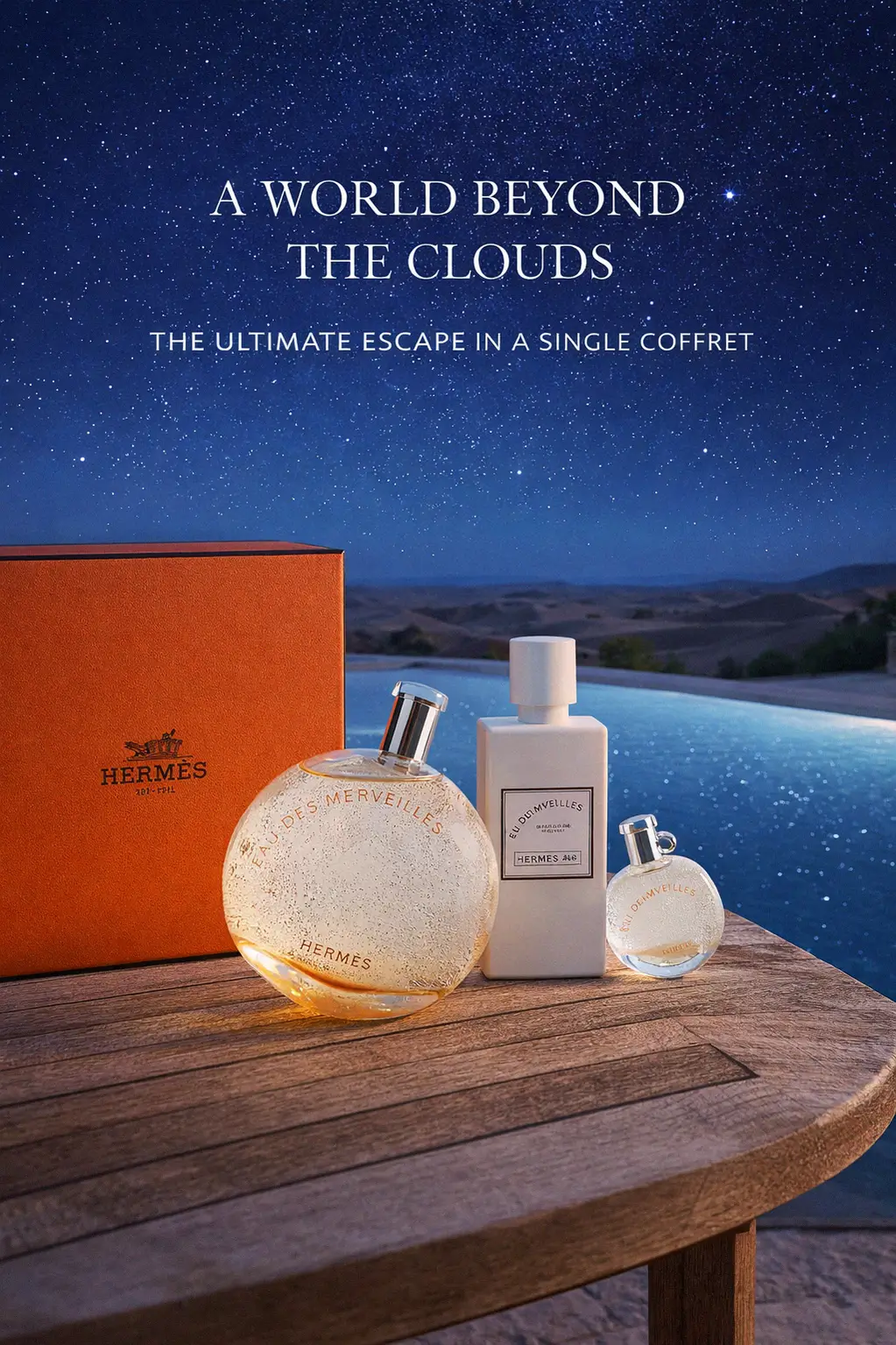 Hermes Eau Des Merveilles Coffret Gift Set luxury perfume set