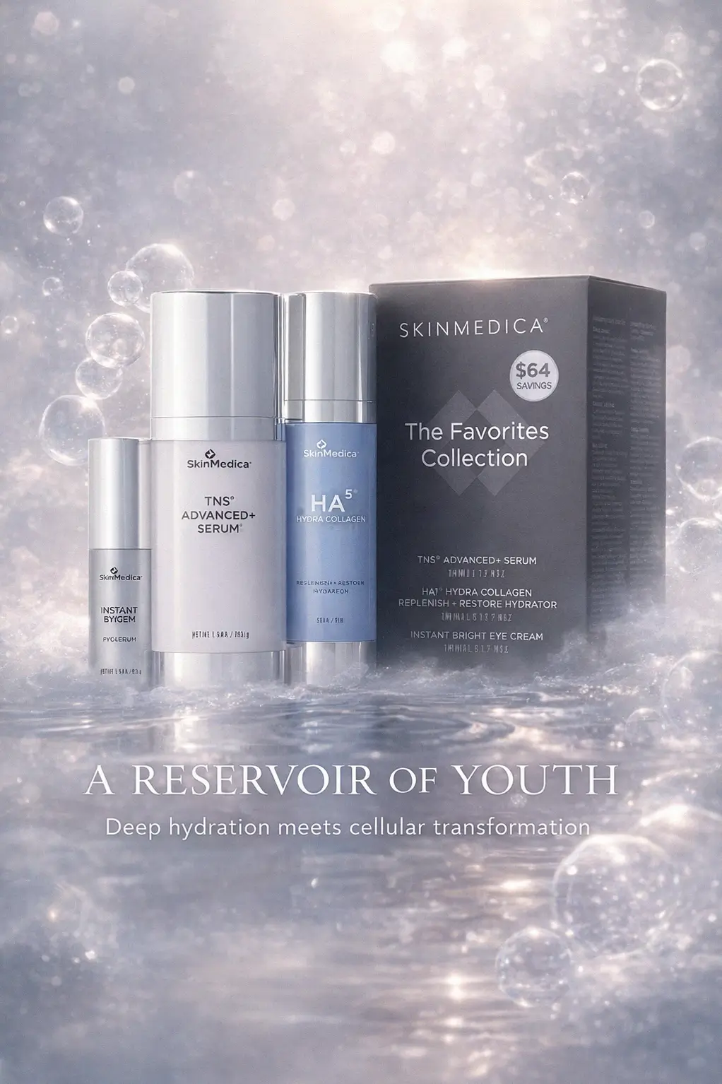 SkinMedica The Favorites Collection on a luxury vanity