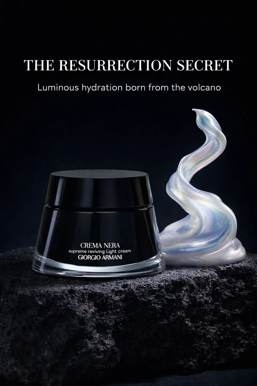 Polished glow ritual with Armani cream