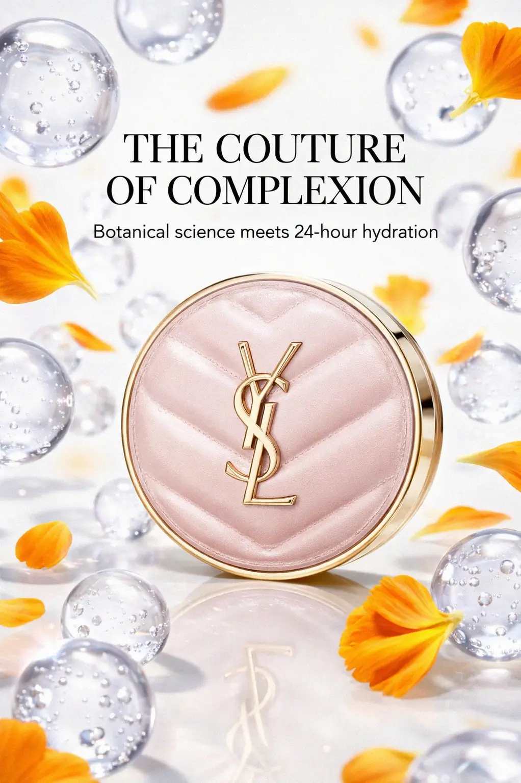 The micro-filter mesh of the YSL Glow-Pact foundation