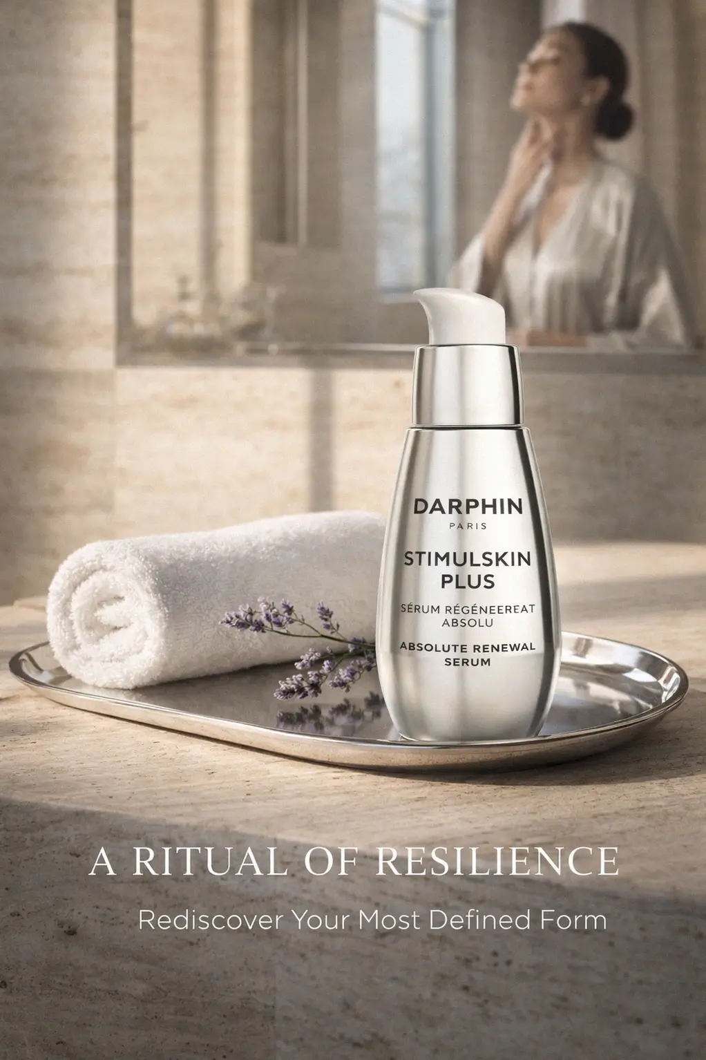 Botanical serum application for a youthful glow