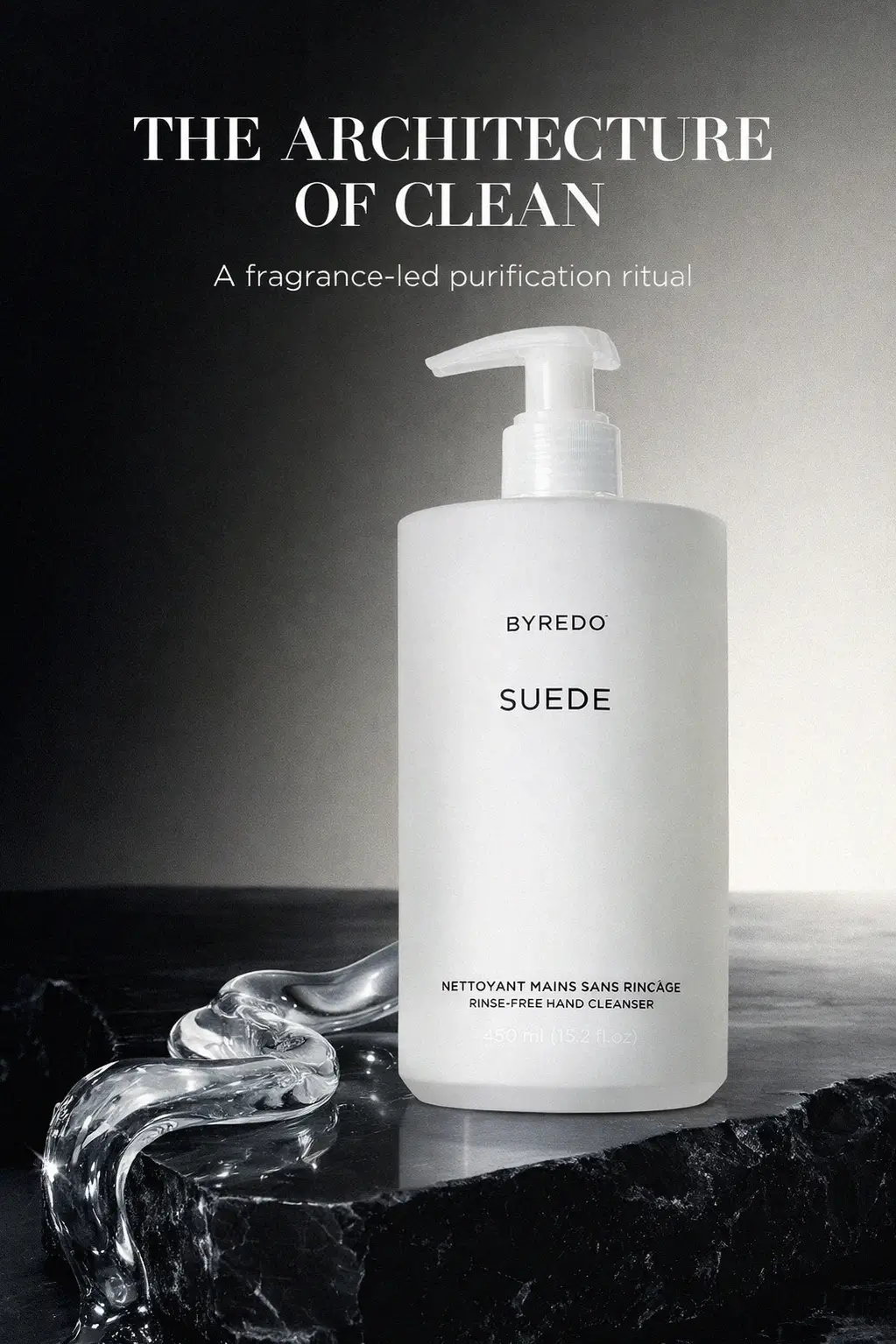 Elegant bottle design for a sleek vanity