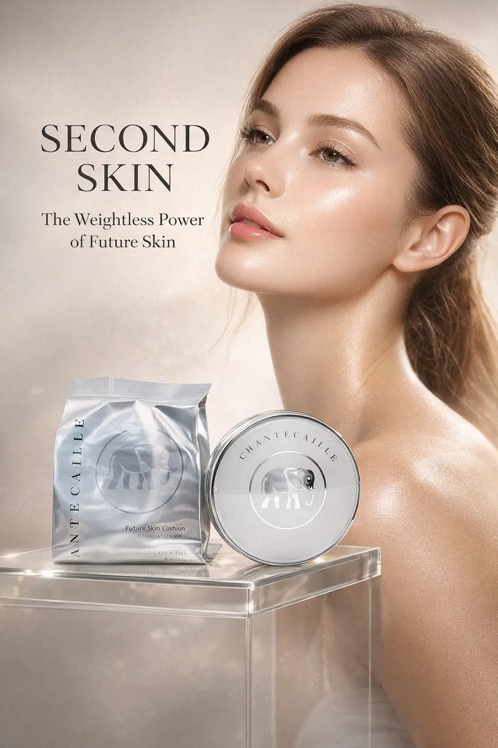 A smooth polished finish from a luxury cushion foundation