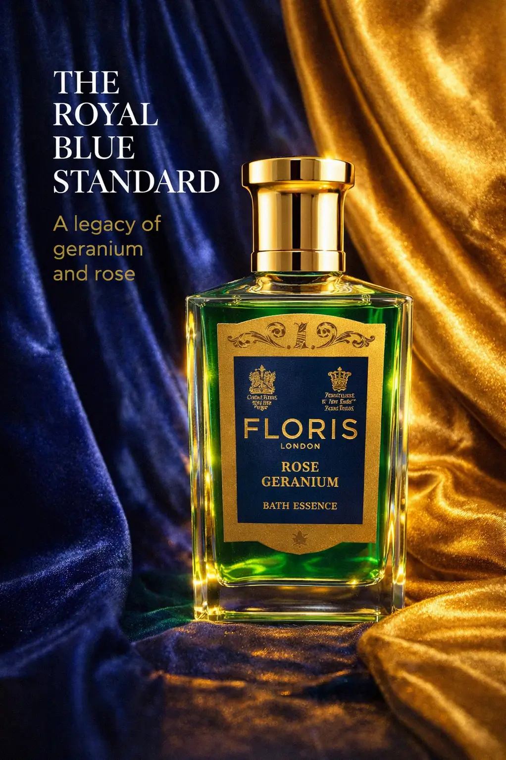 Refined floral bath routine