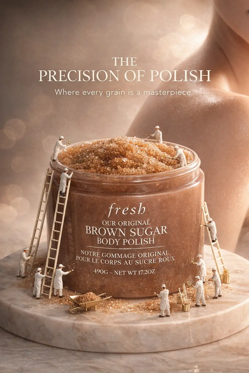 Elevate your bathroom shelf with this luxury body polish