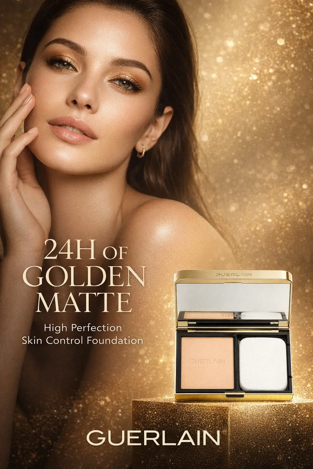 Refined matte foundation application