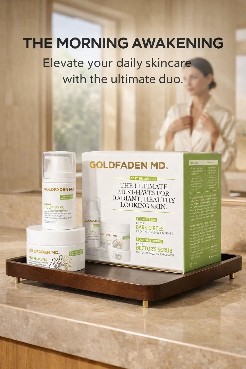 Goldfaden MD Doctor Scrub and Bright Eyes treatment
