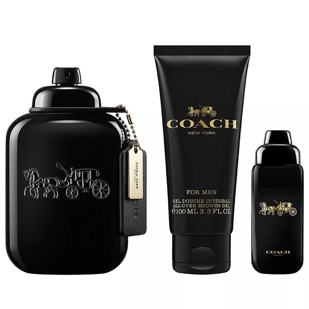 Coach New York Eau De Parfum Gift Set on a clean background