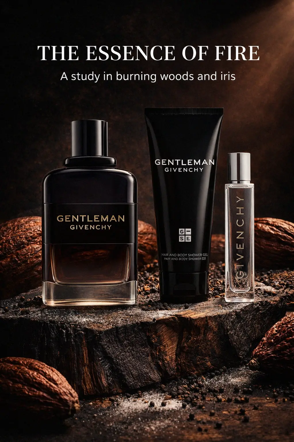 Deep warmth and polished presence of the Givenchy scent
