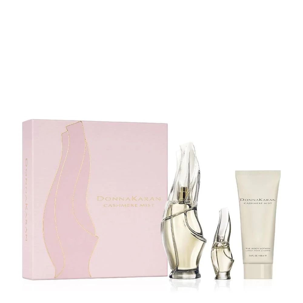 Donna Karan Cashmere Mist Gift Set on a clean background