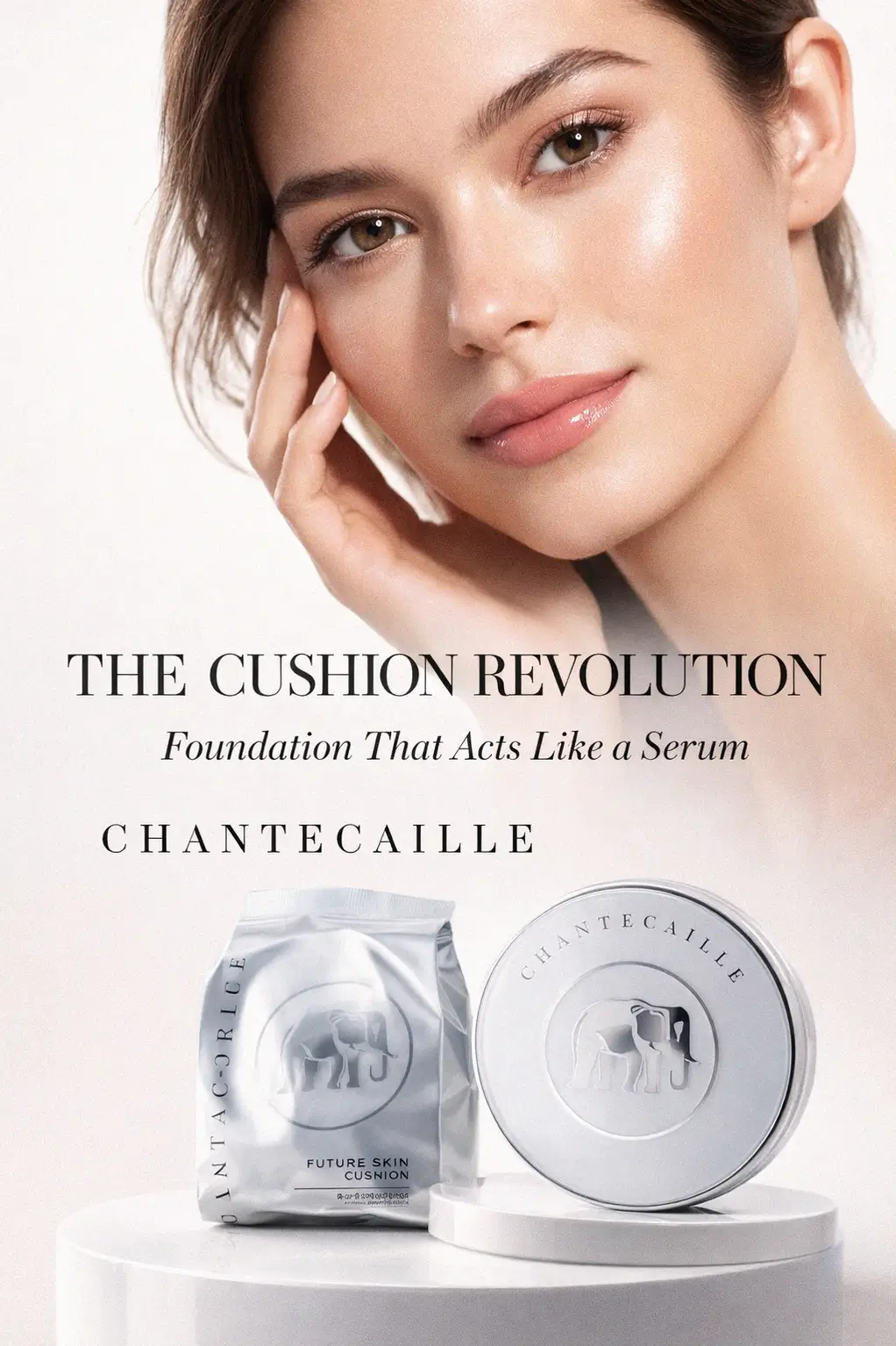 Refillable skincare foundation for a refined glow