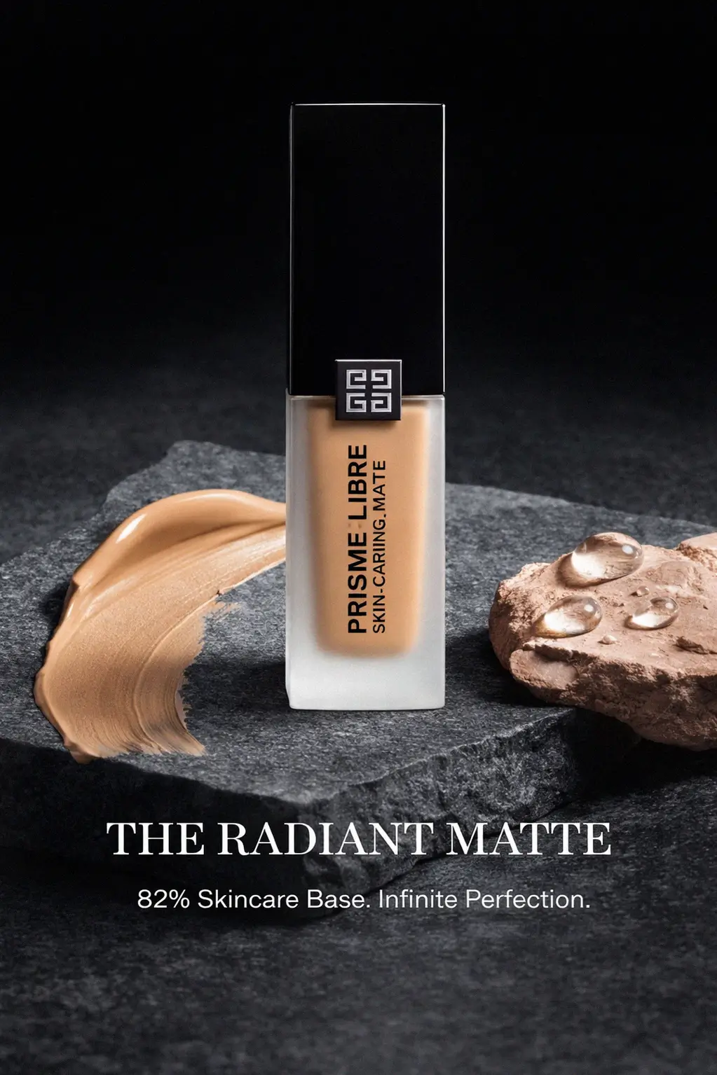 Elegant packaging of the Givenchy Prisme Libre foundation