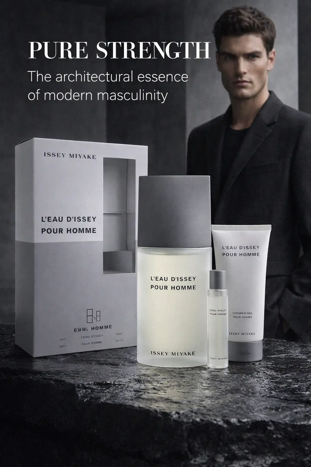 Elegant luxury scent routine for men