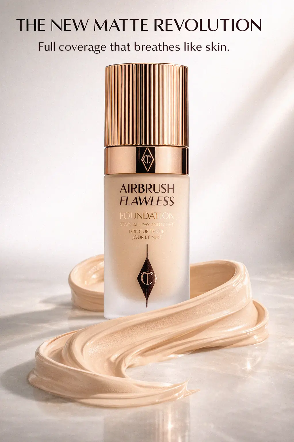 Polished beauty routine with Charlotte Tilbury