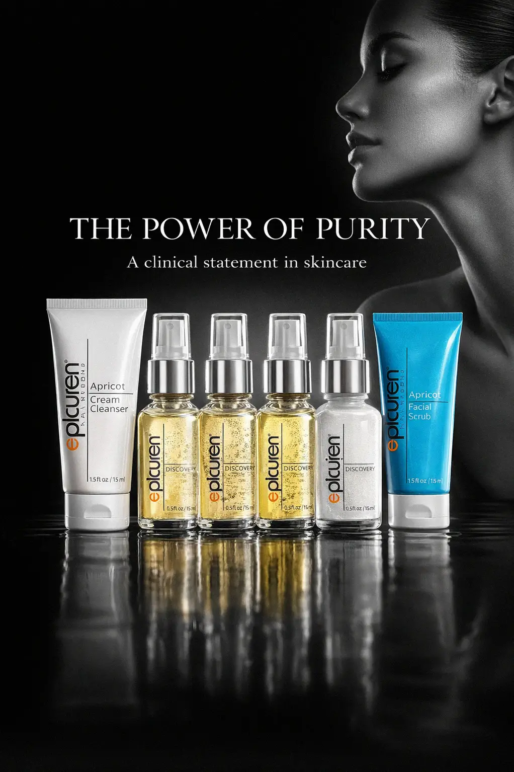 Complete 7-piece travel set for daily rituals