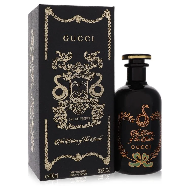 The black flacon of Gucci The Voice Of The Snake Eau De Parfum