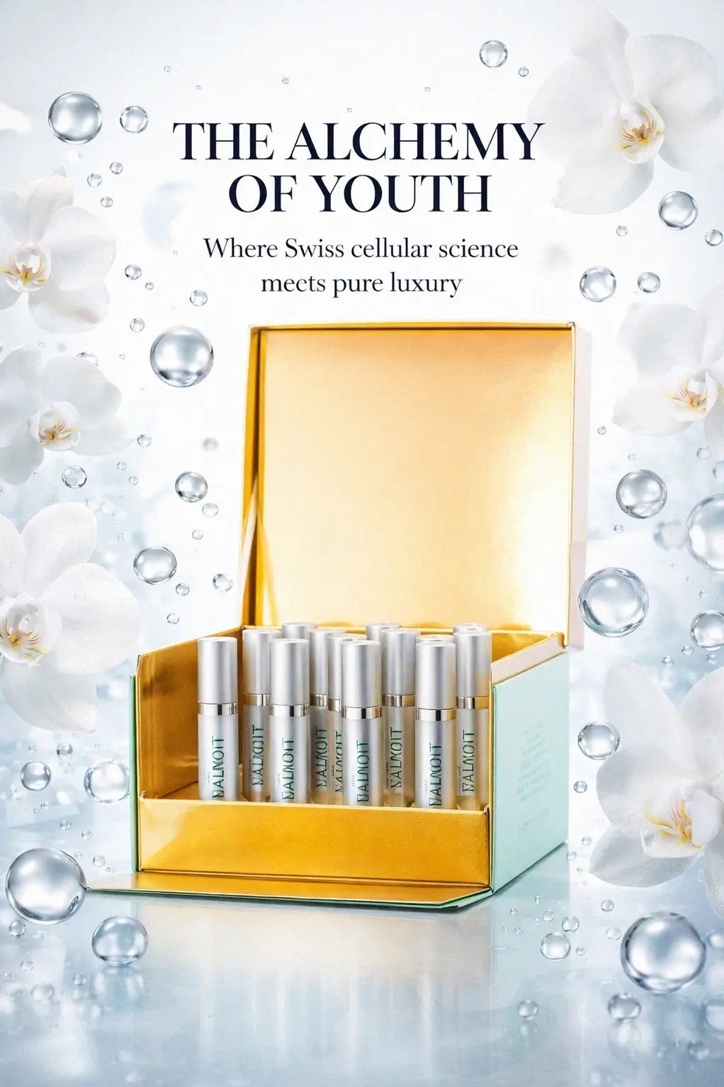 Luxury skin treatment aesthetic