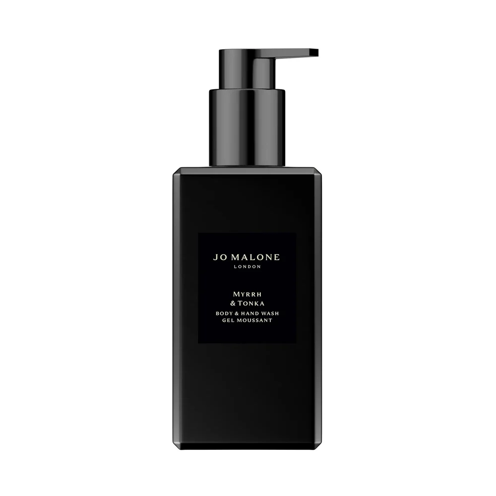 Jo Malone London Myrrh & Tonka Body & Hand Wash in a signature pump bottle