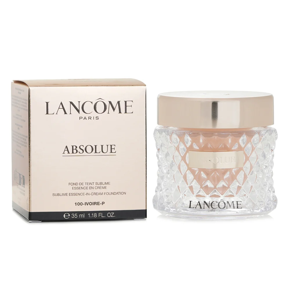The golden jar of Absolue Sublime Essence-In-Cream Foundation