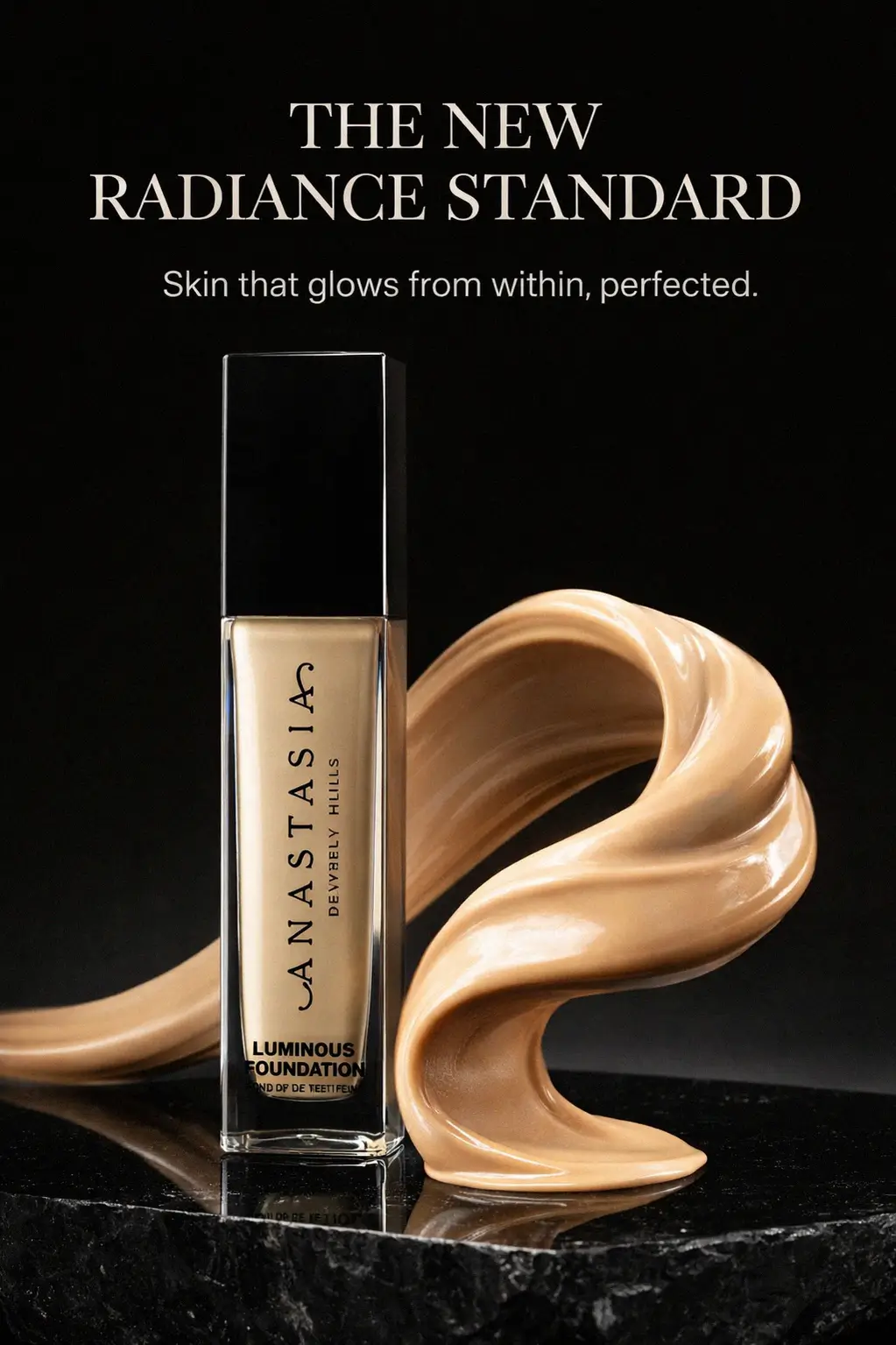 Radiant makeup finish