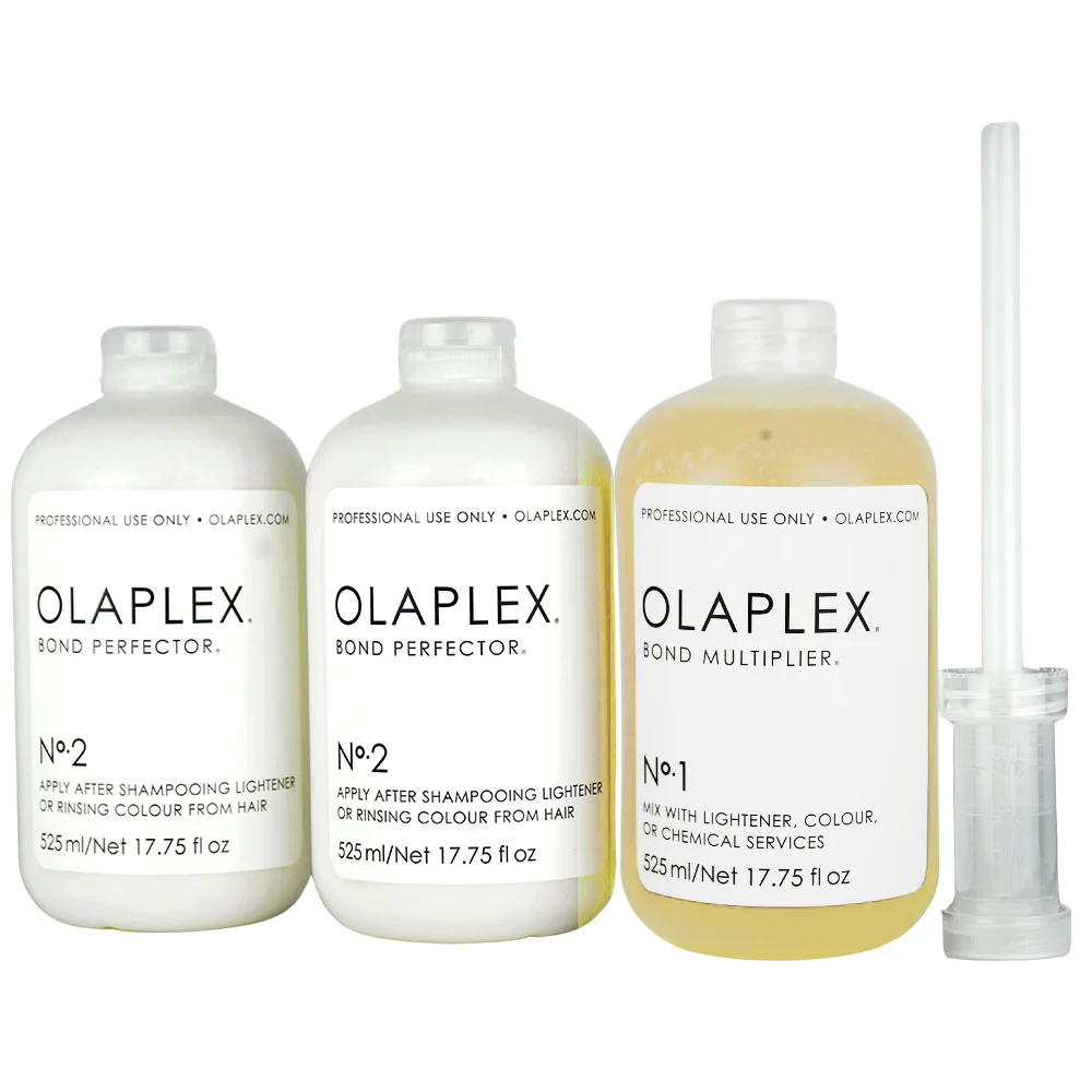 Olaplex Large Salon Intro Kit on a polished surface